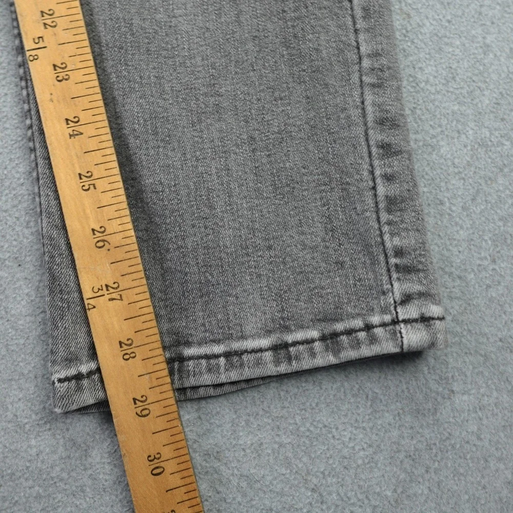 Levis 511 Jeans Mens‎ 33x30 (meas. 32x29)Gray Faded Slim Fit WaterLess Denim